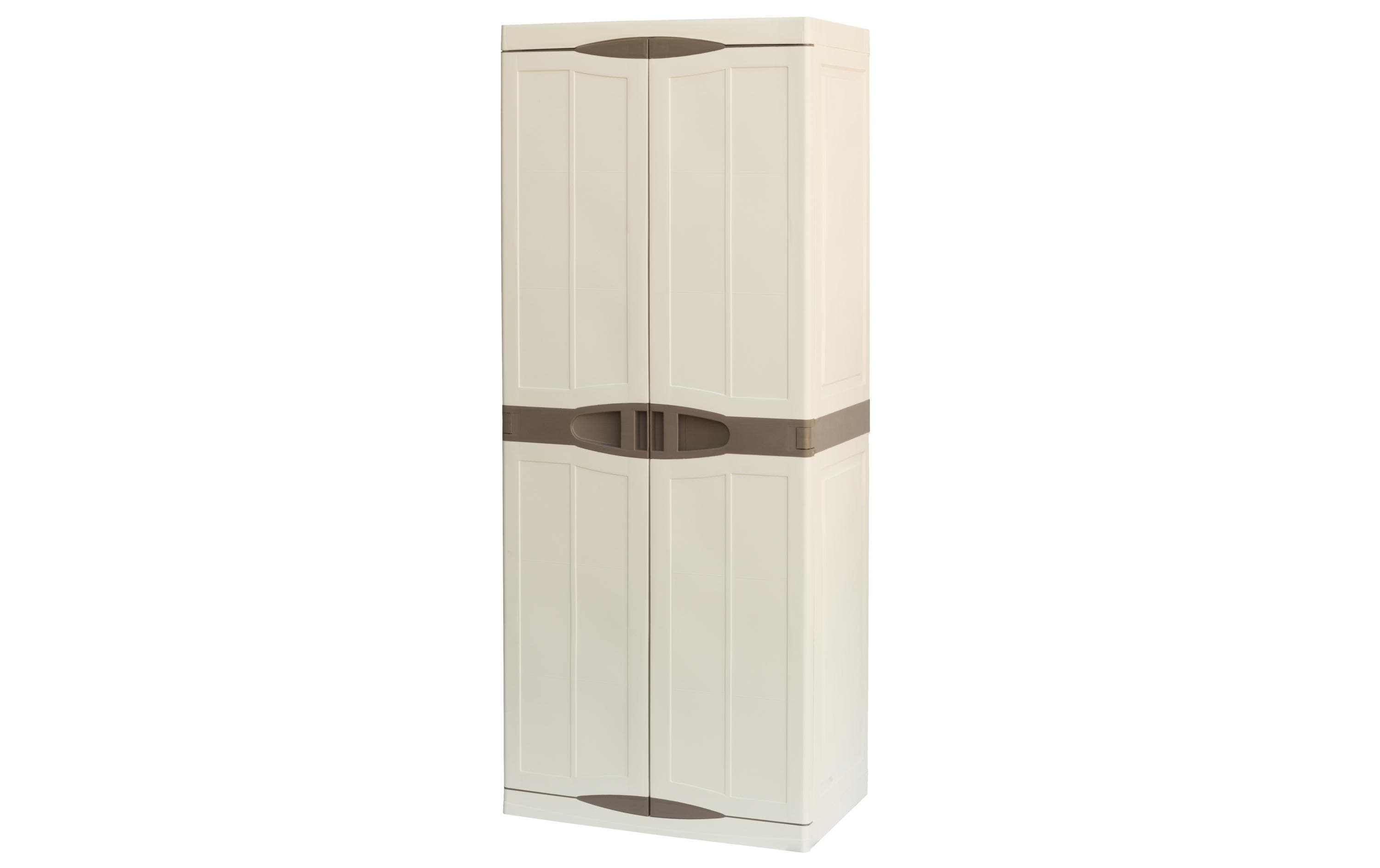 ArtPlast Gartenschrank Kunststoff 580L Beige/Braun Garteneinrichtung Art Plast