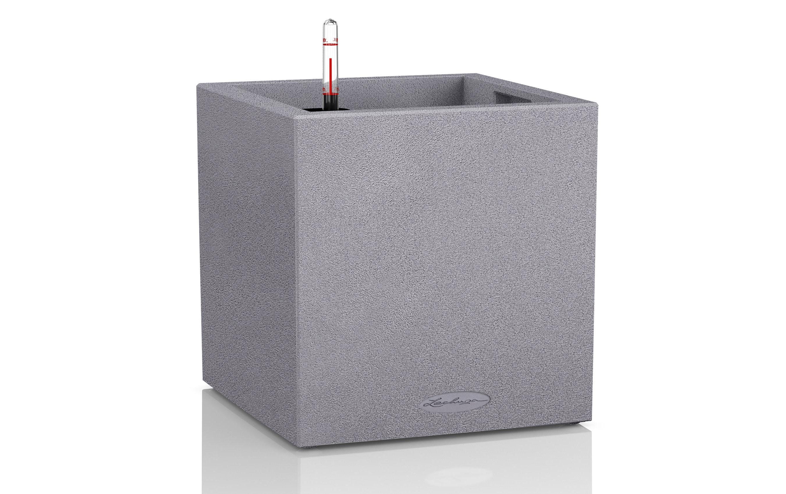 Lechuza Canto Stone Blumentopf Grau Kunststoff 30 cm Garten & Outdoor > Pflanzen > Pflanzengefäße Lechuza