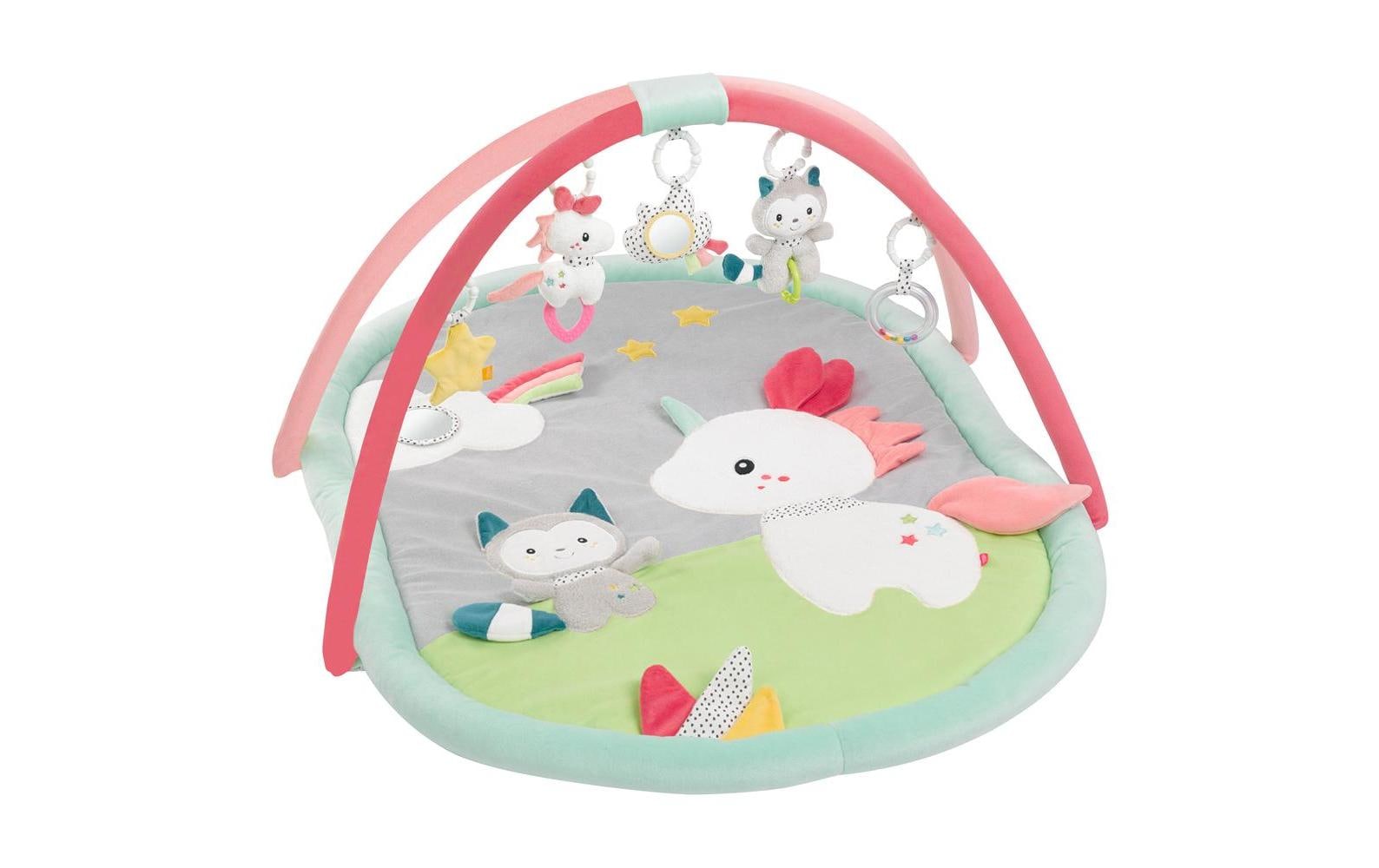 fehn, Krabbeldecke mit Spielbogen Aiko & Yu Einhorn & Katze / Aiko & Yuki