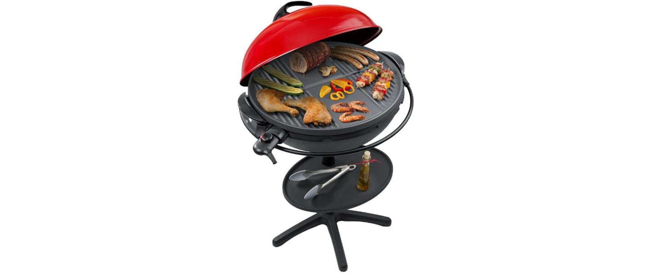 Steba VG 400 BBQ Tischgrill elektrisch rot 53,5 cm Grills & Feuerstellen Steba