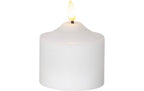 LED-Kerze Pillar Flamme 15 cm batteriebetrieben mit Timer