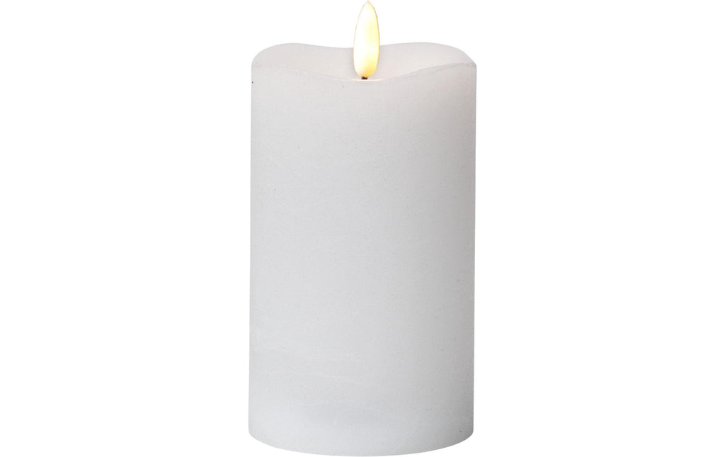 LED Kerze Pillar Flamme Batteriebetrieb mit Timerfunktion