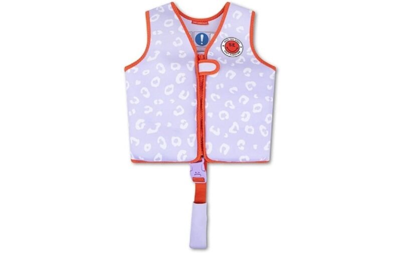 Swim Essentials Schwimmweste 3-6 Jahre Lila Leopard