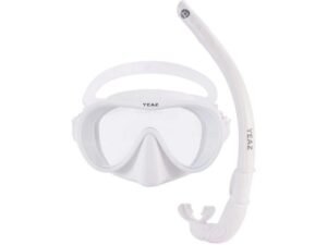 YEAZ Ocean Vibes Snorkel & Mask Weiss