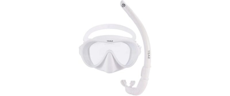 YEAZ Ocean Vibes Snorkel & Mask Weiss