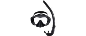 YEAZ Ocean Vibes Snorkel & Mask Schwarz