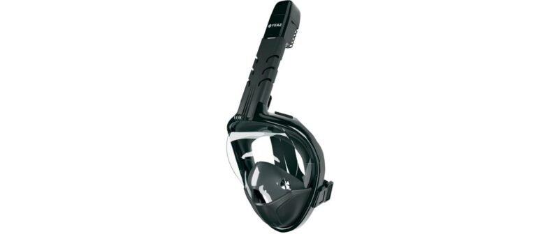 YEAZ Ocean View Snorkel Mask Schwarz, L-XL