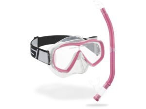 CRESSI Estrella Junior + Top Snorkel Combo Pink