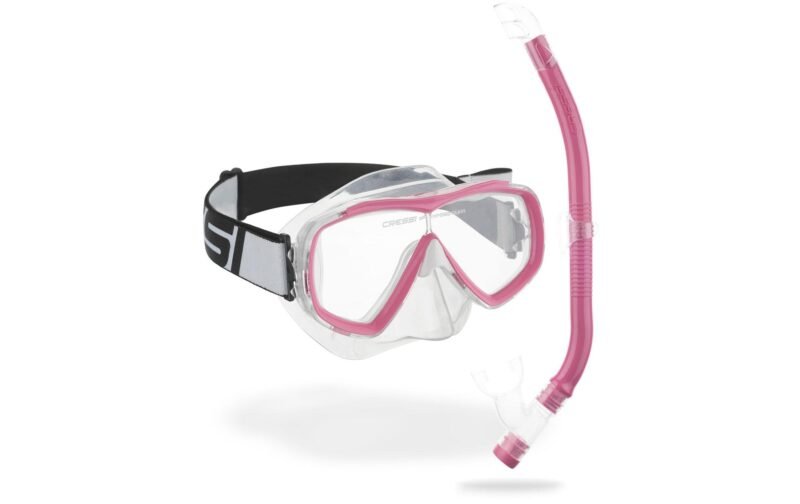 CRESSI Estrella Junior + Top Snorkel Combo Pink