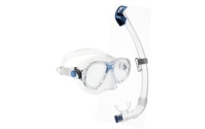 CRESSI Marea Junior + Seal Dry Snorkel Combo Clear/Azure