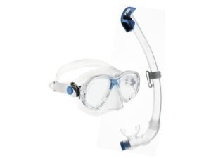 CRESSI Marea Junior + Seal Dry Snorkel Combo Clear/Azure