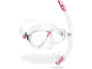 CRESSI Marea + Gamma Schnorchel Combo Clear/Pink