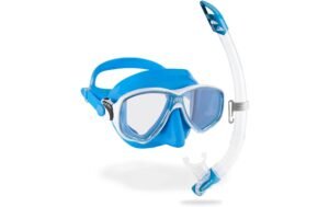 CRESSI Marea + Gamma Snorkel Combo Clear/Blue