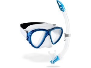 CRESSI Fiji + Gamma Snorkel Combo Clear/Blue
