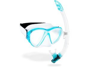 CRESSI Fiji + Gamma Snorkel Combo Clear/Aquamarin