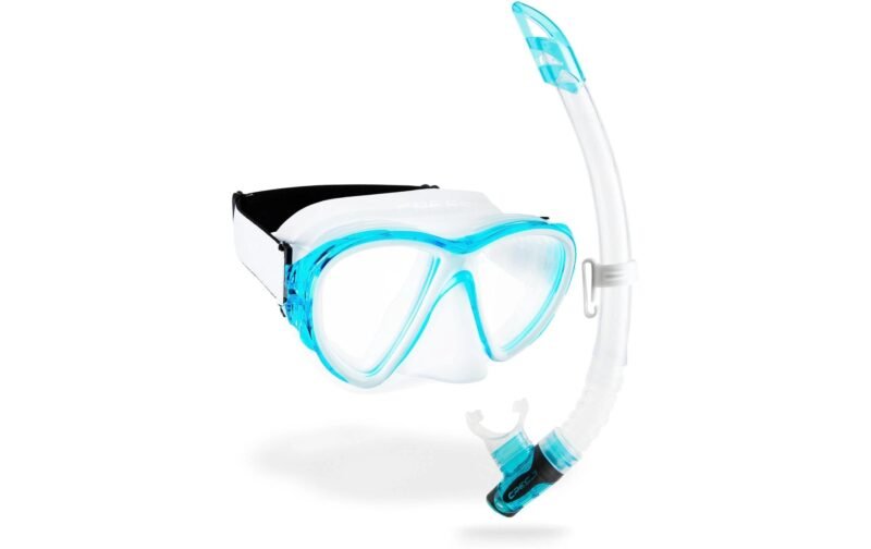 CRESSI Fiji + Gamma Snorkel Combo Clear/Aquamarin