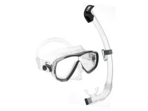 CRESSI Estrella + Seal Dry Snorkel Combo Clear/Black