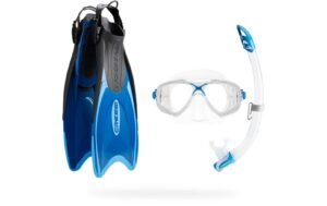 CRESSI Palau Snorkeling fins set Blue/Azure S/M