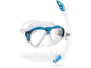 CRESSI Matrix + Gamma Snorkel Combo Clear/Blue